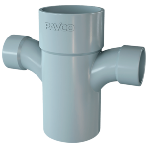 Tee Sanitaria Doble con Reducción PVC SAL 4″ a 2″ Pavco
